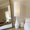 GobekUsa Cream LED Floor Lamp Nordic Minimalist Style for Living Room & Bedroom