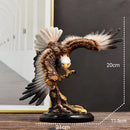 GobekUsa Dapeng Eagle Wings Resin Art Statue Ornament for Home and Office Decor