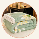 GobekUsa Cozy Milk Velvet Blanket - 3 Layer Warmth & Fluffy Weighted Blanket