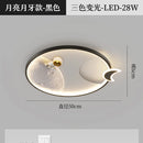 GobekUsa Astronaut Moon Acrylic Ceiling Lamp: Modern Lighting for Home, Office, and Cafe