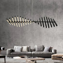 GobekUsa LED Ceiling Chandelier for Kitchen Island Parlor Dining Room Bar Lighting