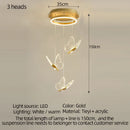 GobekUsa LED Chandelier: Modern Butterfly Design, Acrylic, Exhibition Hall, Staircase, Bedroom Night Lamp Lighting Fixtures