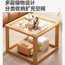 GobekUsa Glass Coffee Table Set for Small Apartment Living