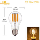 GobekUsa Edison Led Bulbs 4W-10W E27 220V Warm White Retro Light Bulbs