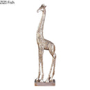 GobekUsa Giraffe Resin Statue Ornament Desk Decoration Room Aesthetic Decor