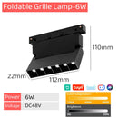 GobekUsa LED Magnetic Track Light Dimmable Bluetooth Control Grille Spot Lighting