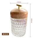 GobekUsa Conical Crystal Bedside Lamp: Elegant LED Reading Light for Home Decoration & Atmosphere
