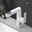 GobekUsa LED Basin Faucet Pull Out Mixer Tap Hot Cold Water Bathroom Sink Vanity