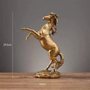 GobekUsa Horse Resin Sculpture Home Decor - Living Room Office Animal Decoration