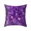 GobekUsa Blue Purple Polyester Pillow Case Throw Pillow Cover for Home Office Bedroom Sofa