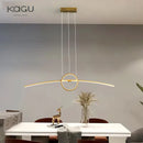 GobekUsa LED Ceiling Chandelier: Modern Minimalist Kitchen Dining Table Lighting