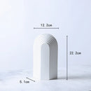 GobekUsa Geometric Ceramic Semicircular Arch Decor Figurines Home Decor Accessories
