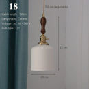 GobekUsa Japanese Ceramic Pendant Light Scandinavian Style Luxury Lamp