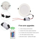 GobekUsa Dimmable RGB LED Downlight 10W/15W Ceiling Spot Light with Remote Control