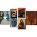 GobekUsa Beksinski Surreal Art Poster - Gothic Wall Art Canvas Print