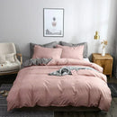 GobekUsa Grain Pattern Double Duvet Cover Set for King & Queen Size Beds