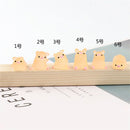 GobekUsa Kawaii Pig Miniatures Terrarium Figurines 6pcs Crafts Home Decoration