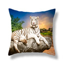 GobekUsa Brave Tiger Pattern Print Pillowcase, Super Peach Skin Cushion Cover
