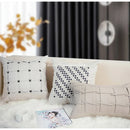 GobekUsa Gray Faux Rex Rabbit Fur Decorative Cushion Coverluxury Throw Pillow