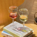 GobekUsa Gem Spark Coupe Goblet Set - Colorful Crystal Champagne Glass Collection
