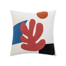 GobekUsa Cartoon Abstract Embroidery Cushion Cover 45*45 Soft Velvet Throw Pillow Case