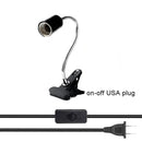 GobekUsa Adjustable Gooseneck Clip Lamp Holder for Home Office Bedside