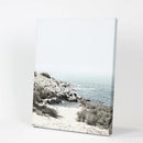 Sea Rocks and Waves Print. Blue Beige Coastal Wall Art by Wall Art Set