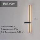 GobekUsa LED Wall Lamp, Modern Minimalist Design, Aluminum, Indoor Lighting, Gold/Black, AC85-260V
