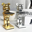 GobekUsa Cartoon Bear Watch Stand & Jewelry Storage Rack - Trendy Resin Ornaments & Celebration Gifts