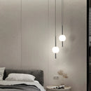 GobekUsa Glass Ball Pendant Light: Modern Nordic Bedroom Hanging Lamp