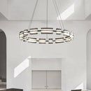 GobekUsa Glass Restaurant Chandelier, High-End All Copper Lighting Fixture