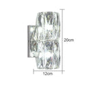 GobekUsa Crystal High-End Wall Lamp for Luxury Living Room, Bedroom, Villa Lighting