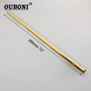 GobekUsa Golden Black Stainless Steel Round Shower Arm for Bathroom with Extension Arm