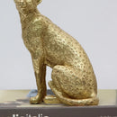GobekUsa Leopard Print Cheetah Resin Crafts: Realistic Home Office Decor