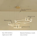 GobekUsa LED Butterfly Chandelier Pendant Light for Modern Living Room