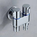 GobekUsa Brass Wall Mounted Bidet Faucet Set with Double Use, Limited Space Angle Valve