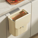 GobekUsa Kitchen Cabinet Hanging Trash Can with Lid and Large Capacity