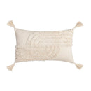 GobekUsa Beige Boho Style Cushion Cover 45x45/30x50cm - Handmade Square Pillow Case