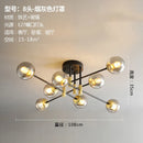 GobekUsa Glass Ball LED Chandelier Ceiling Light for Living Room and Kitchen