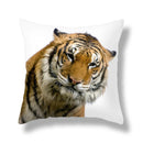 GobekUsa Brave Tiger Pattern Print Pillowcase, Super Peach Skin Cushion Cover
