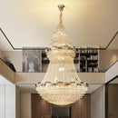 GobekUsa Crystal Chandelier: Elegant European Luxury Lighting for Living Room, Restaurant, and Bedroom