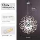 GobekUsa Dandelion Chandelier: Luxury Crystal Pendant Lamp for Living Room and Bedroom