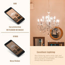 GobekUsa 6.5W Candle Flame Effect LED Bulb - High Lumens, Dimmable Edison Filament Light