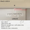 GobekUsa Circle Note Linear Light: Modern Minimalist Nordic Pendant Lamp for Bedroom, Living Room
