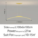 GobekUsa LED Ceiling Pendant Lamp: Minimalist Chandelier, Height Adjustable, Home Decor Solution