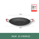 GobekUsa Korean BBQ Grill Pan: Round Non-Stick Outdoor Frying Pan for Camping & Travel