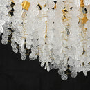 GobekUsa Gold Chandelier Glass Pendant Lamp for Home Decor - Modern Luxury Lighting
