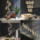 GobekUsa Gold Alloy Chandeliers Pendant Lights Wall Sconces for Modern Indoor Lighting
