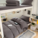GobekUsa Buttoned Washed Cotton Bedding Set: Soft & Breathable Quilt Cover for Home or Dorm