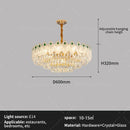 GobekUsa Crystal Chandelier Light Luxury Living Room French 2024 New Zhongshan Lamps